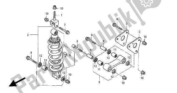 Tutte le parti per il Cuscino Posteriore del Honda CBR 1100 XX 2000