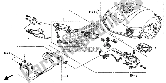 Tutte le parti per il Pompa Di Benzina del Honda VFR 1200X 2013