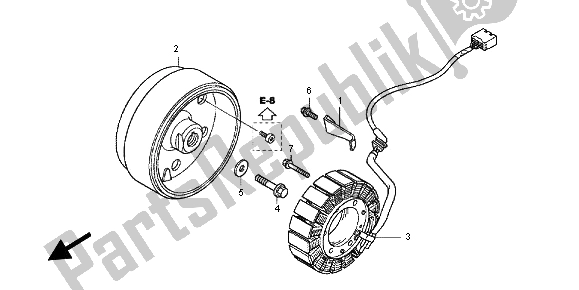 All parts for the Generator of the Honda NC 700 XA 2012