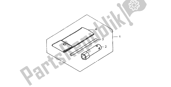 All parts for the Tools of the Honda XR 650R 2000