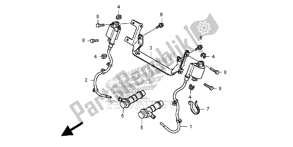 All parts for the Ignition Coil of the Honda NC 700 SD 2012