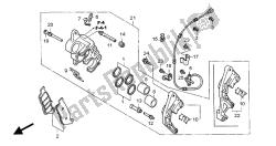 FRONT BRAKE CALIPER (R.)