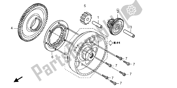 Wszystkie części do Sprz? G? O Rozruchowe Honda CB 1100A 2013