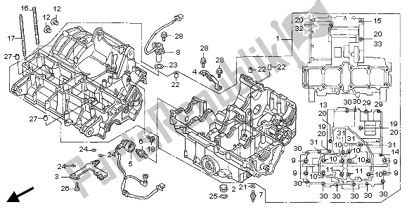 Wszystkie części do Korbowód Honda CB 1300A 2005