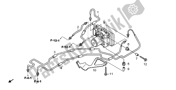 Todas las partes para Modulador De Abs de Honda CBF 600 NA 2007