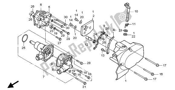 Toutes les pièces pour le Pompe à Eau du Honda VF 750C 1996