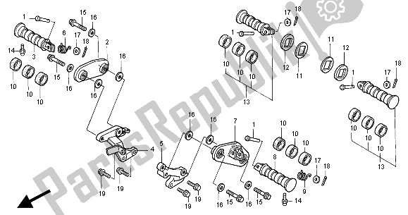 Todas las partes para Paso de Honda VT 750C 2000