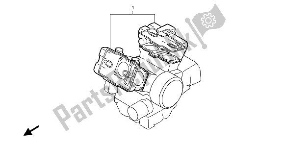 Tutte le parti per il Kit Di Guarnizioni Eop-1 A del Honda VFR 750F 1996