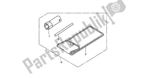 Tutte le parti per il Utensili del Honda CRF 70F 2006