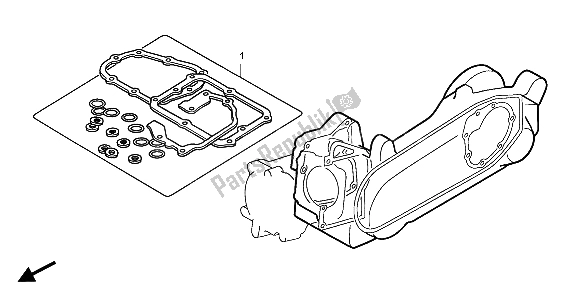 Wszystkie części do Zestaw Uszczelek Eop-2 B Honda SH 125S 2007