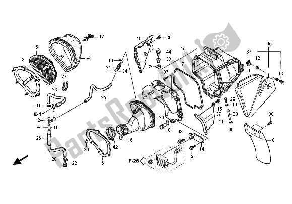 Todas las partes para Filtro De Aire de Honda CRF 450X 2012