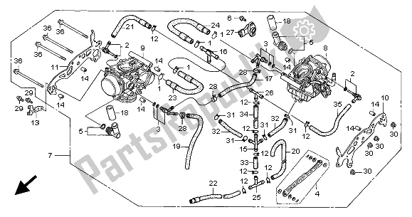 Wszystkie części do Ga? Nik (komplet) Honda XL 1000V 2000