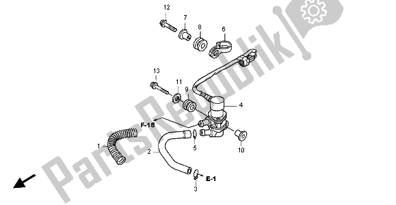 Tutte le parti per il Valvola Solenoide del Honda SH 125 2012