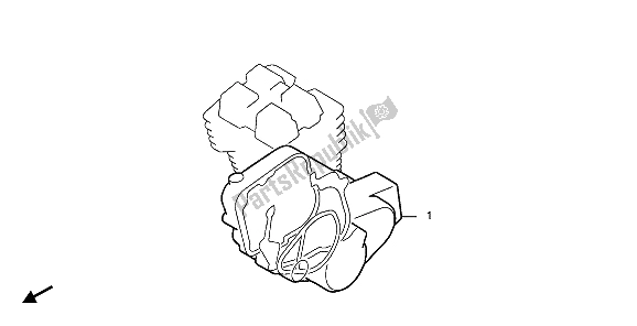 Tutte le parti per il Kit Di Guarnizioni Eop-2 B del Honda CB 250 1992