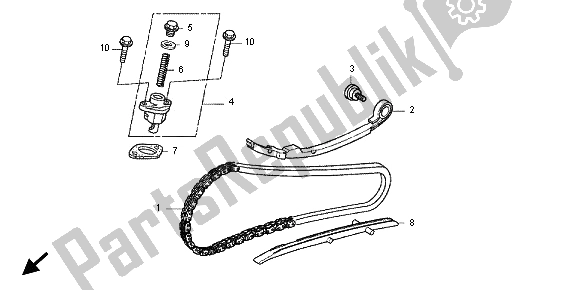 Tutte le parti per il Catena A Camme del Honda SH 300 RA 2012