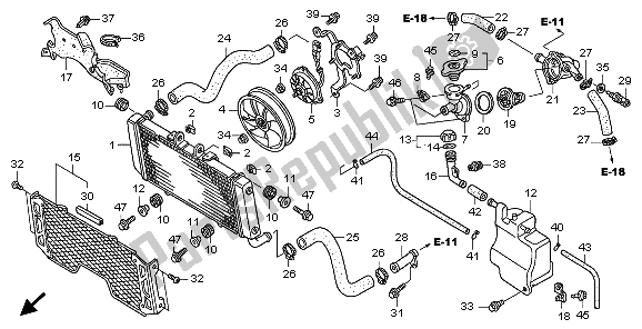 Todas las partes para Radiador de Honda CB 1300 2009