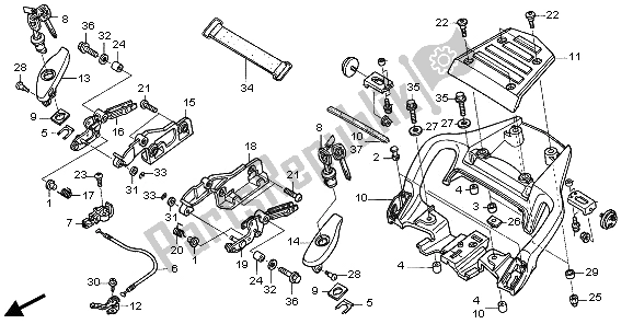 Todas las partes para Asidero de Honda ST 1300 2006