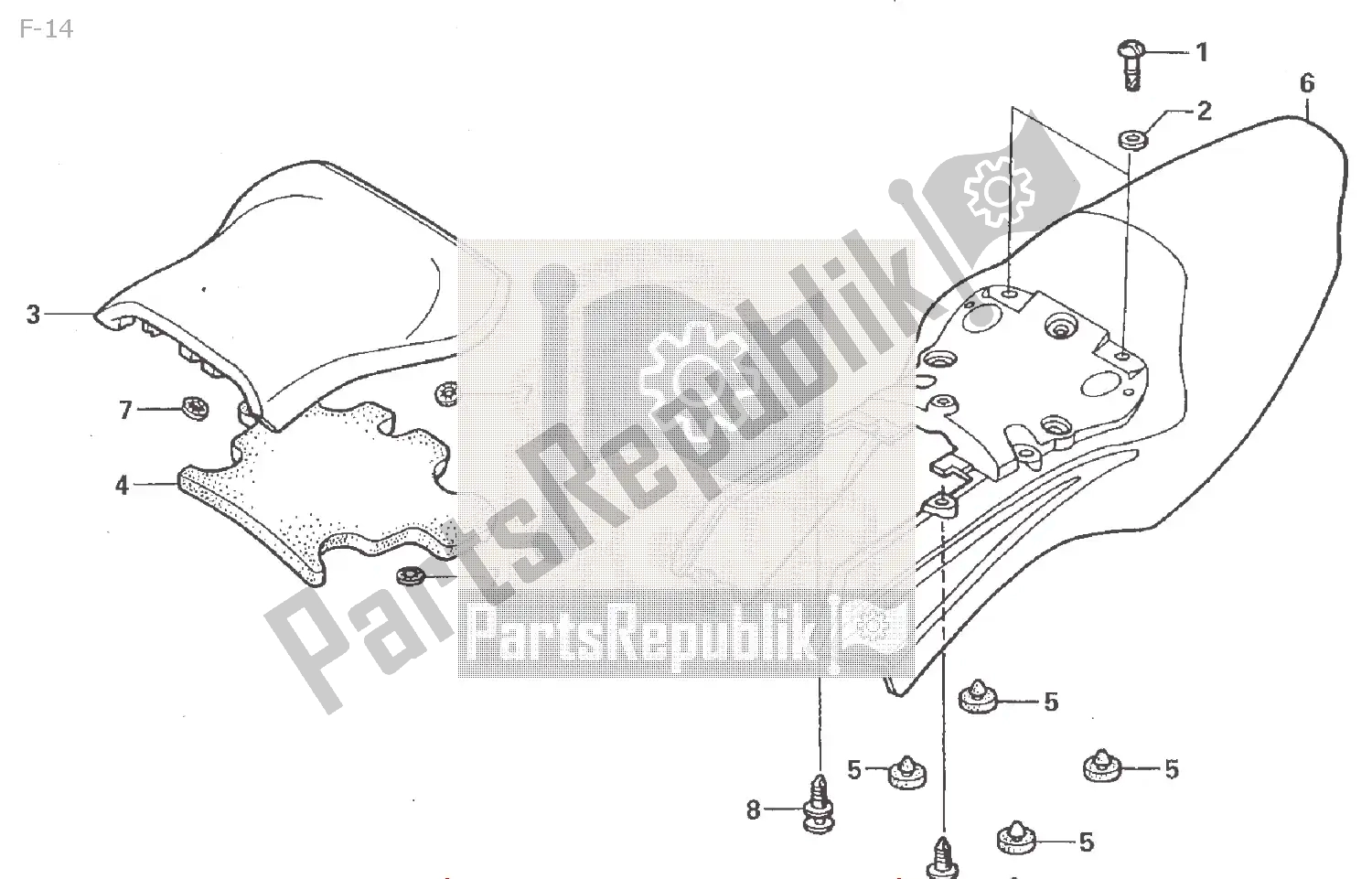 Wszystkie części do F-14 Honda NSR 50 2000