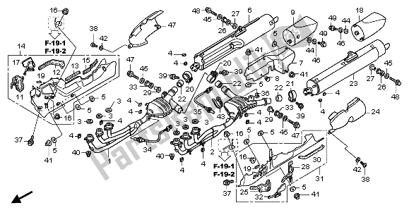 Wszystkie części do T? Umik Wydechowy Honda GL 1800 2007