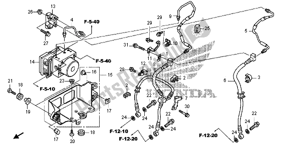 Tutte le parti per il Modulatore Abs del Honda VFR 1200X 2012