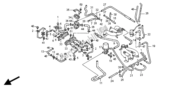 Wszystkie części do Rury Honda GL 1500 SE 2000