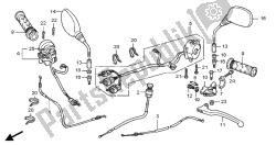 Manejar palanca e interruptor y cable