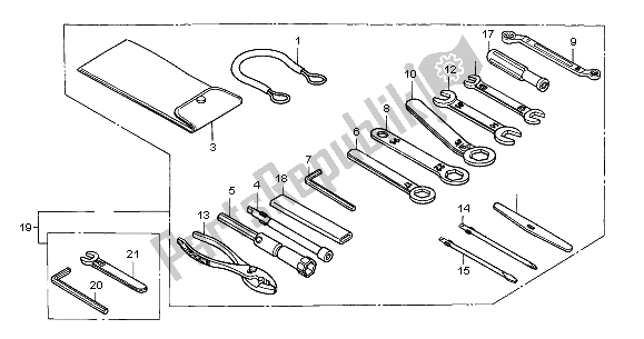 Todas las partes para Herramientas de Honda NT 650V 2003