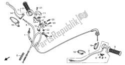 Manejar palanca e interruptor y cable