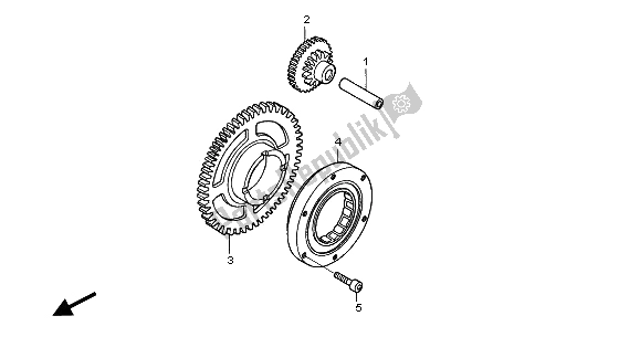 Todas las partes para Embrague De Arranque de Honda CBR 1100 XX 2005