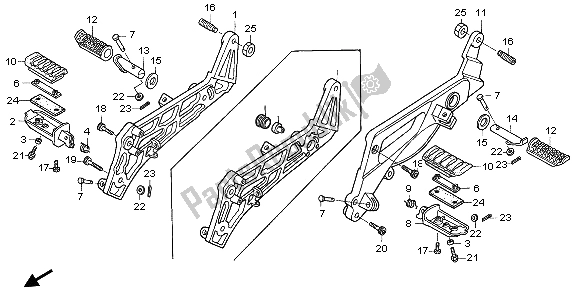 Todas las partes para Paso de Honda NT 650V 1999