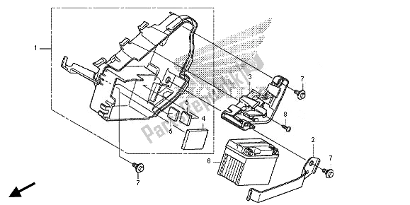 Tutte le parti per il Batteria del Honda CRF 110F 2014