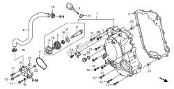 RIGHT CRANKCASE COVER & WATER PUMP