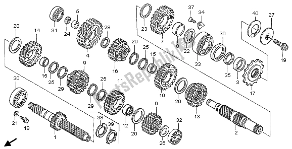 Tutte le parti per il Trasmissione del Honda TRX 450 ER Sportrax 2006