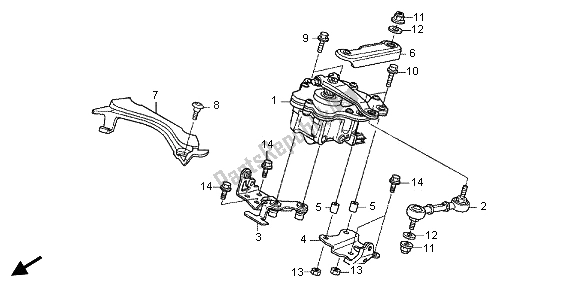 Todas las partes para Amortiguador De Dirección de Honda CBR 1000 RA 2013