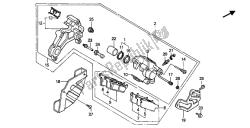 REAR BRAKE CALIPER