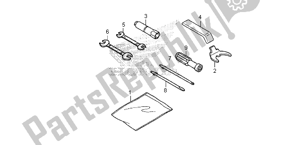 Todas las partes para Herramienta de Honda SH 125 2013