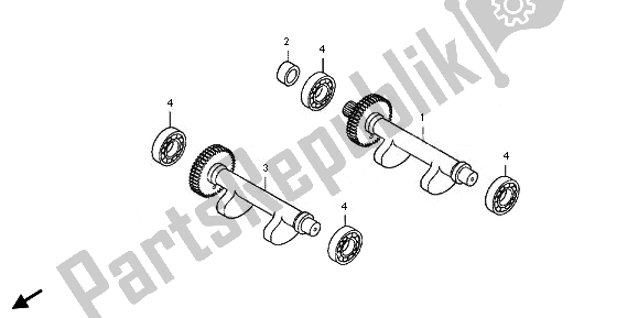 Tutte le parti per il Equilibratore del Honda FJS 600D 2011