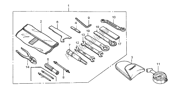 Todas las partes para Herramientas de Honda CBR 600F 1999