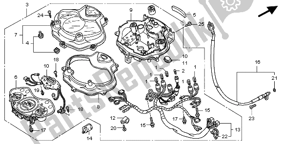 Todas las partes para Metro de Honda PES 150R 2009