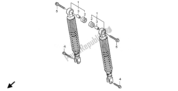 Todas las partes para Cojín Trasero de Honda SH 150R 2011