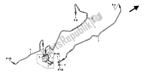 Todas las partes para Válvula De Control Proporcional de Honda XL 1000V 2004