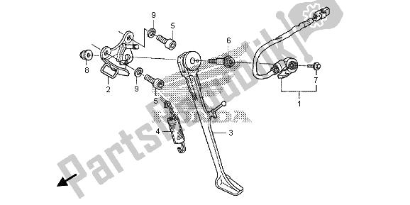 Tutte le parti per il In Piedi del Honda CB 1000 RA 2013