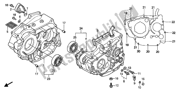 Wszystkie części do Korbowód Honda NX 250 1993