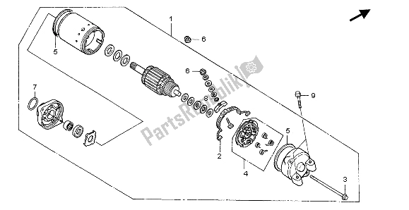 Todas las partes para Indicando Motor de Honda XL 650V Transalp 2002