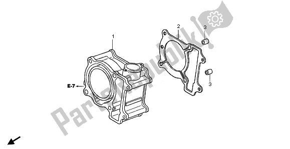 Todas las partes para Cilindro de Honda FES 125A 2011