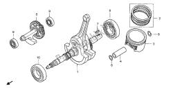 vilebrequin et piston