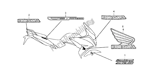 Todas las partes para Marca de Honda CBF 1000 FT 2012