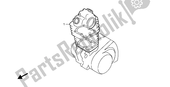 All parts for the Eop-1 Gasket Kit A of the Honda NX 650 1994