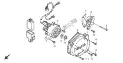 linker carterdeksel & generator