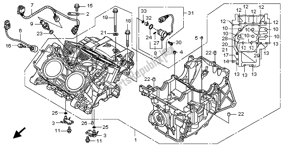 Wszystkie części do Korbowód Honda VFR 1200 FA 2010